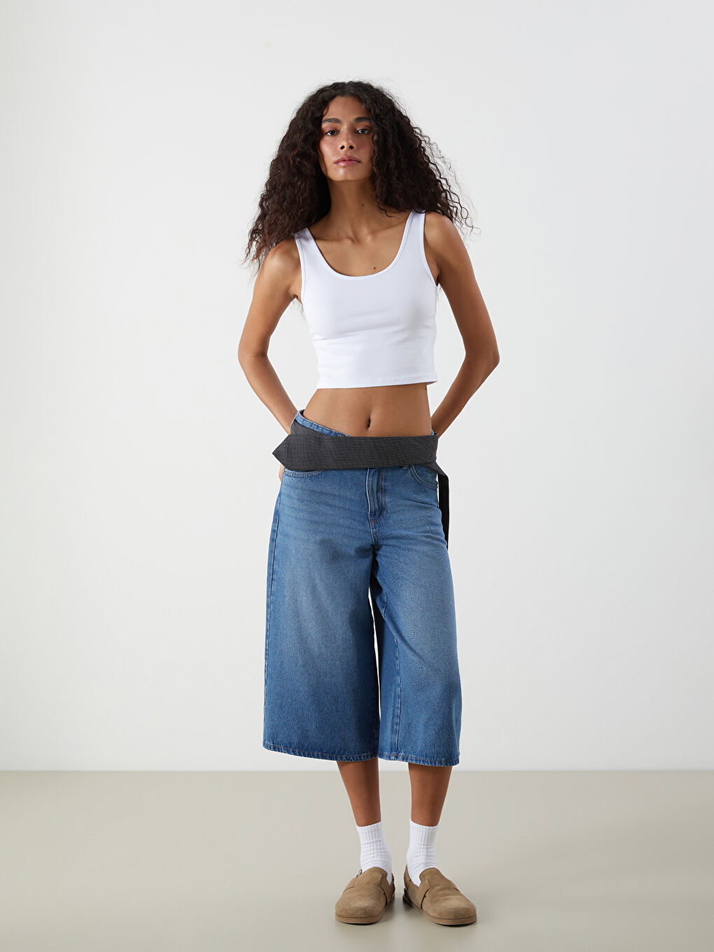 XSIDE Woman WHITE Crop Top -S5OS89Z8-Q6K
