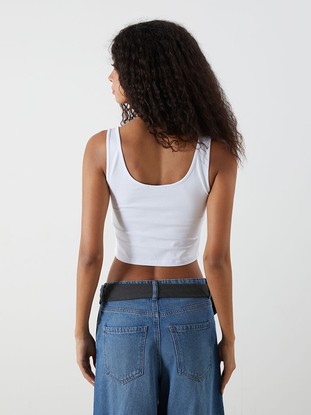 XSIDE Woman WHITE Crop Top -S5OS89Z8-Q6K