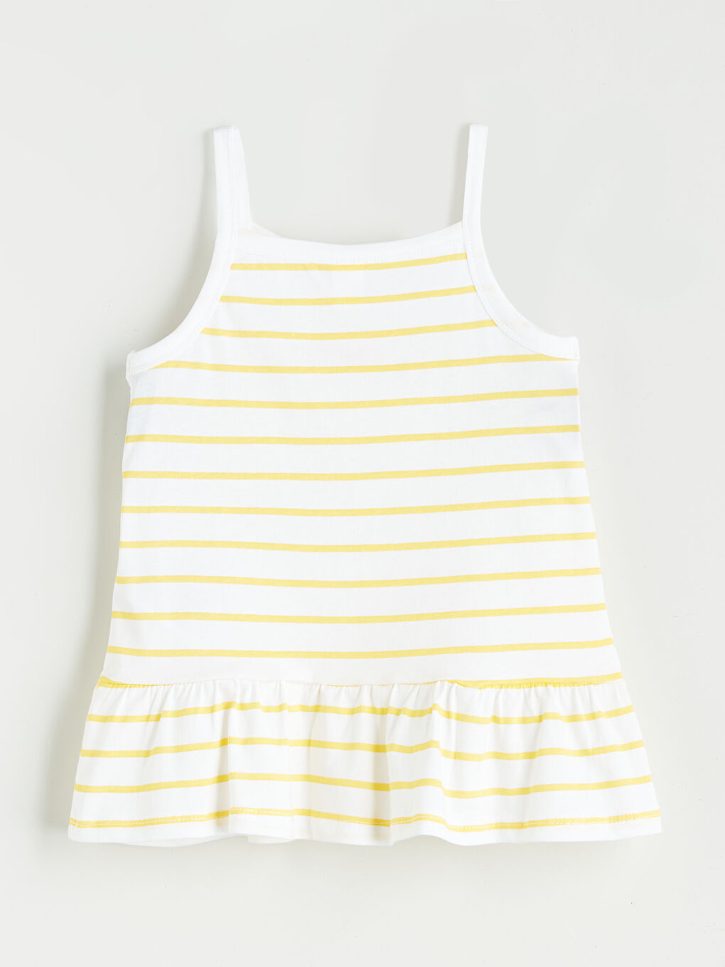 Pembe Kare Yaka Kız Çocuk Atlet 2'li-2