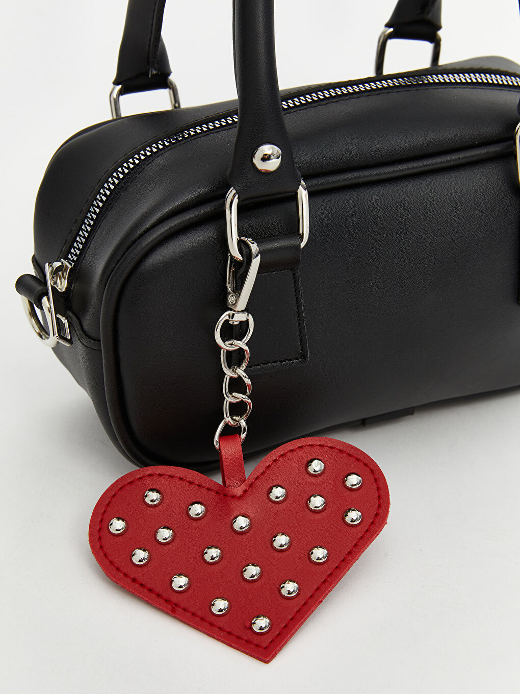 LCW ACCESSORIES Siyah Deri Görünümlü Kadın Omuz Çantası - 2