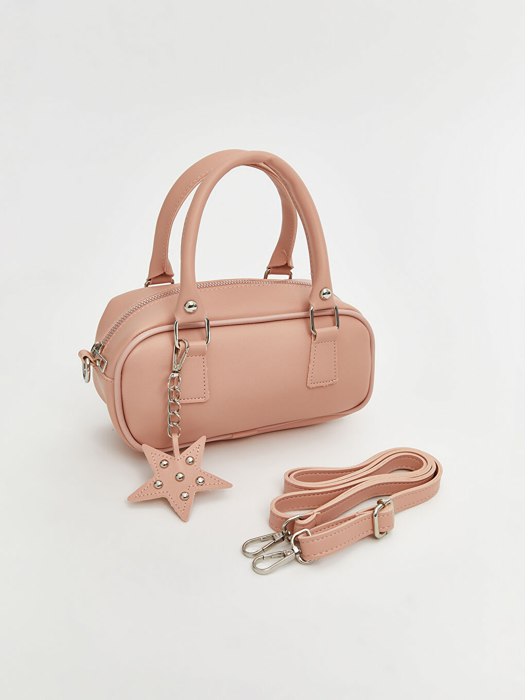 Leather-Look Women's Shoulder Bag -S5OT17Z8-HZB