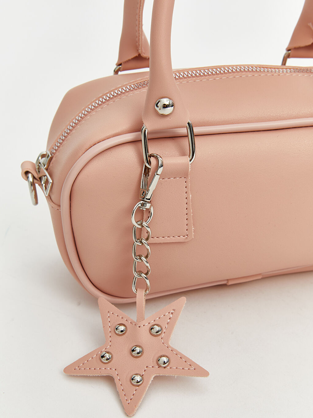 Leather-Look Women's Shoulder Bag -S5OT17Z8-HZB