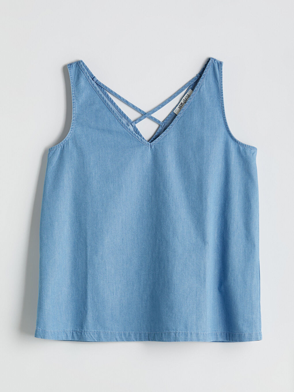 Woman INDIGO Denim Blouse -S5OT19Z8-H45