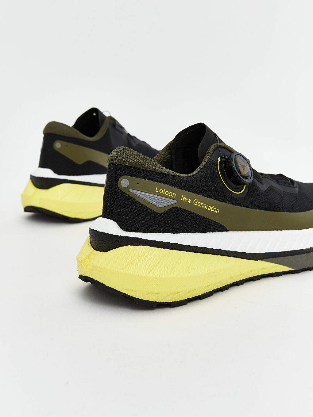 Haki File Detaylı Erkek Spor Ayakkabı-4