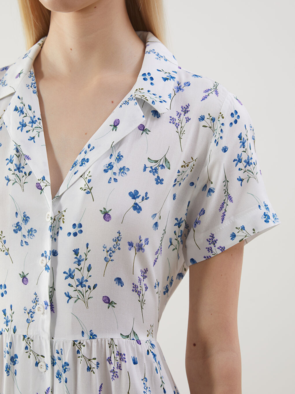 Woman WHITE Shirt Dress -S5OT57Z8-LU7