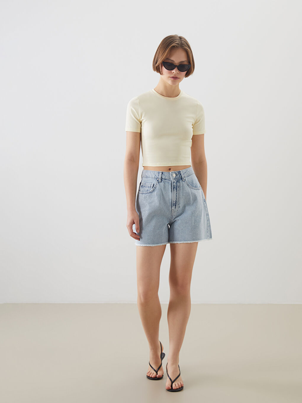 Mom Fit Women's Denim Shorts -S5OT69Z8-VYD