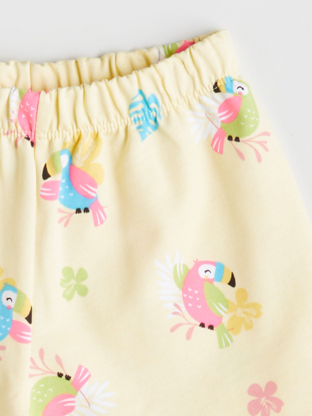 Elasticated Waist Printed Girls' Shorts -S5OT96Z1-LU9