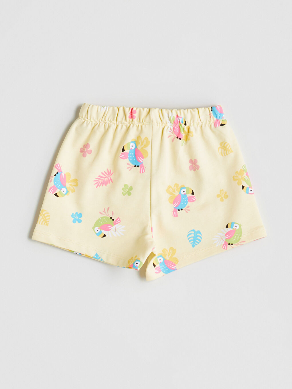 Elasticated Waist Printed Girls' Shorts -S5OT96Z1-LU9