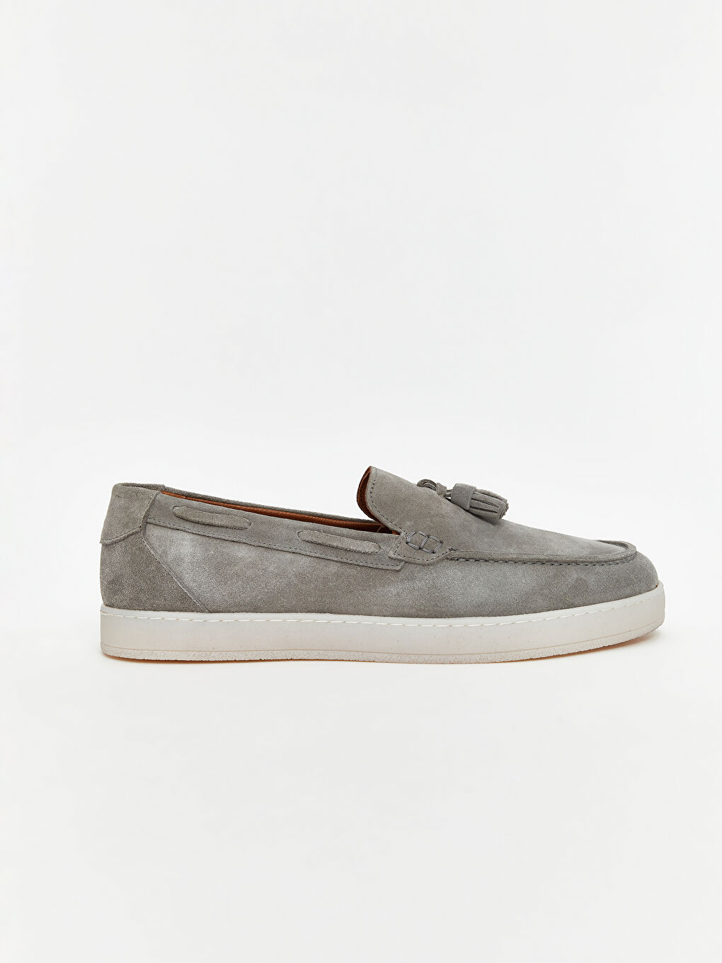 Gri Püskül Detaylı Erkek Laafer-1