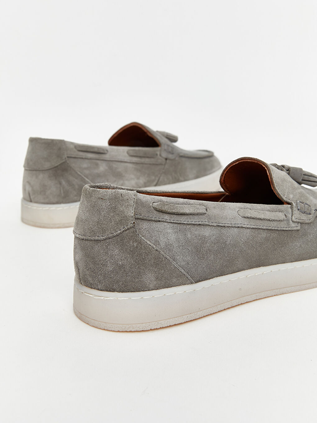 Gri Püskül Detaylı Erkek Laafer-4