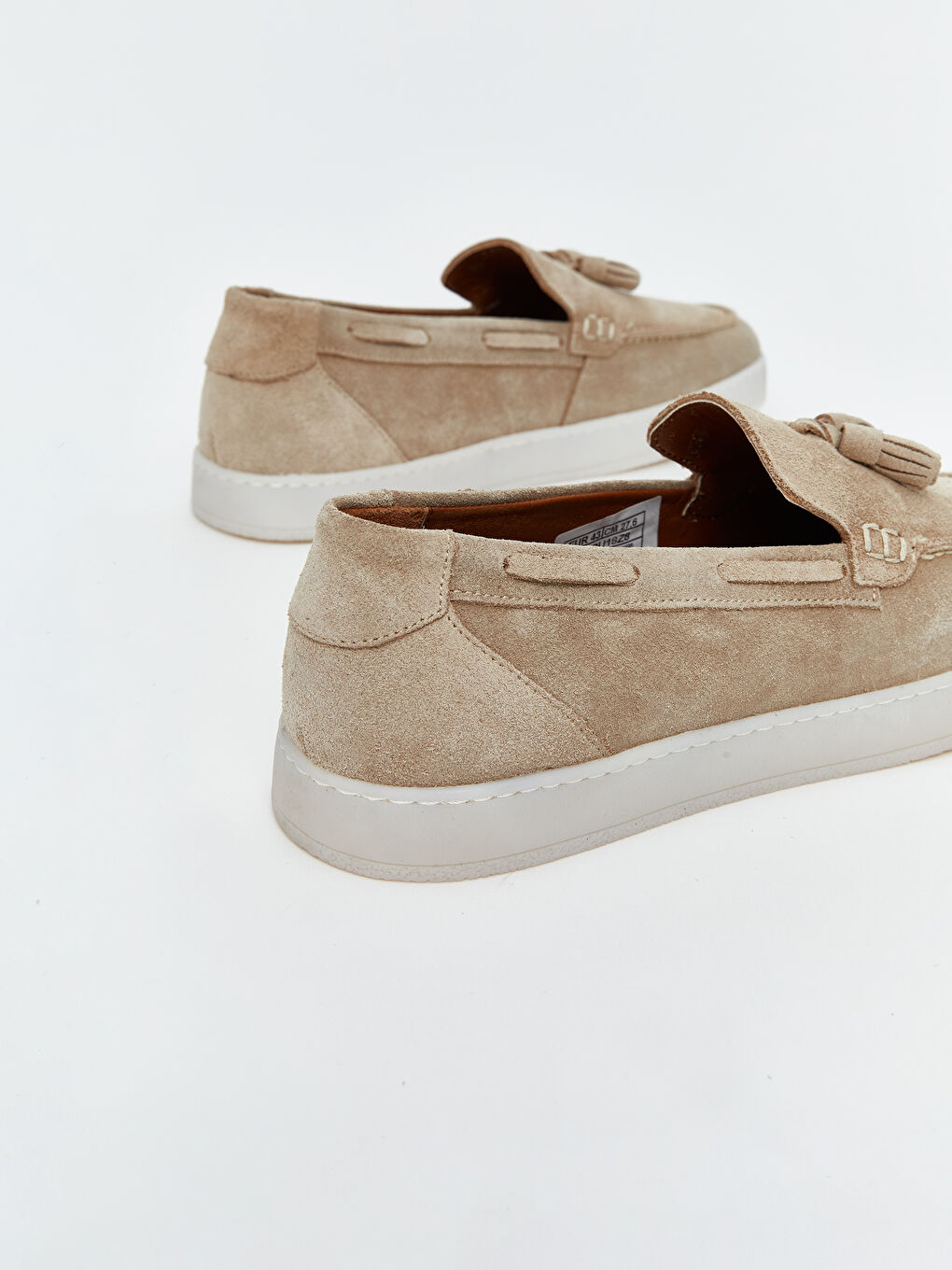 Bej Püskül Detaylı Erkek Laafer-4