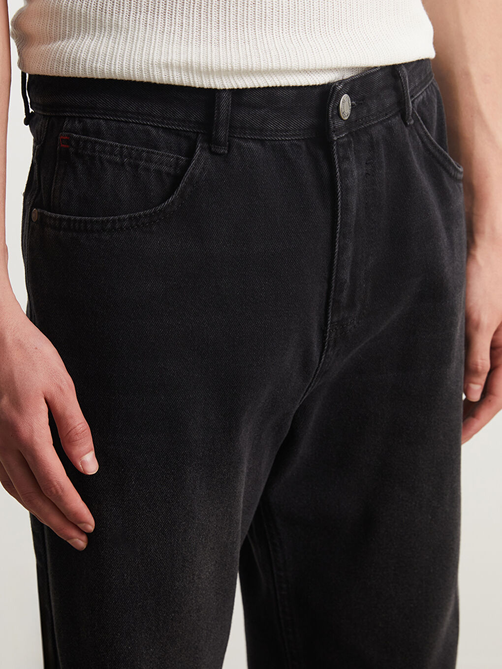 LCW Jeans Siyah Baggy Fit Erkek Jean Pantolon - 2
