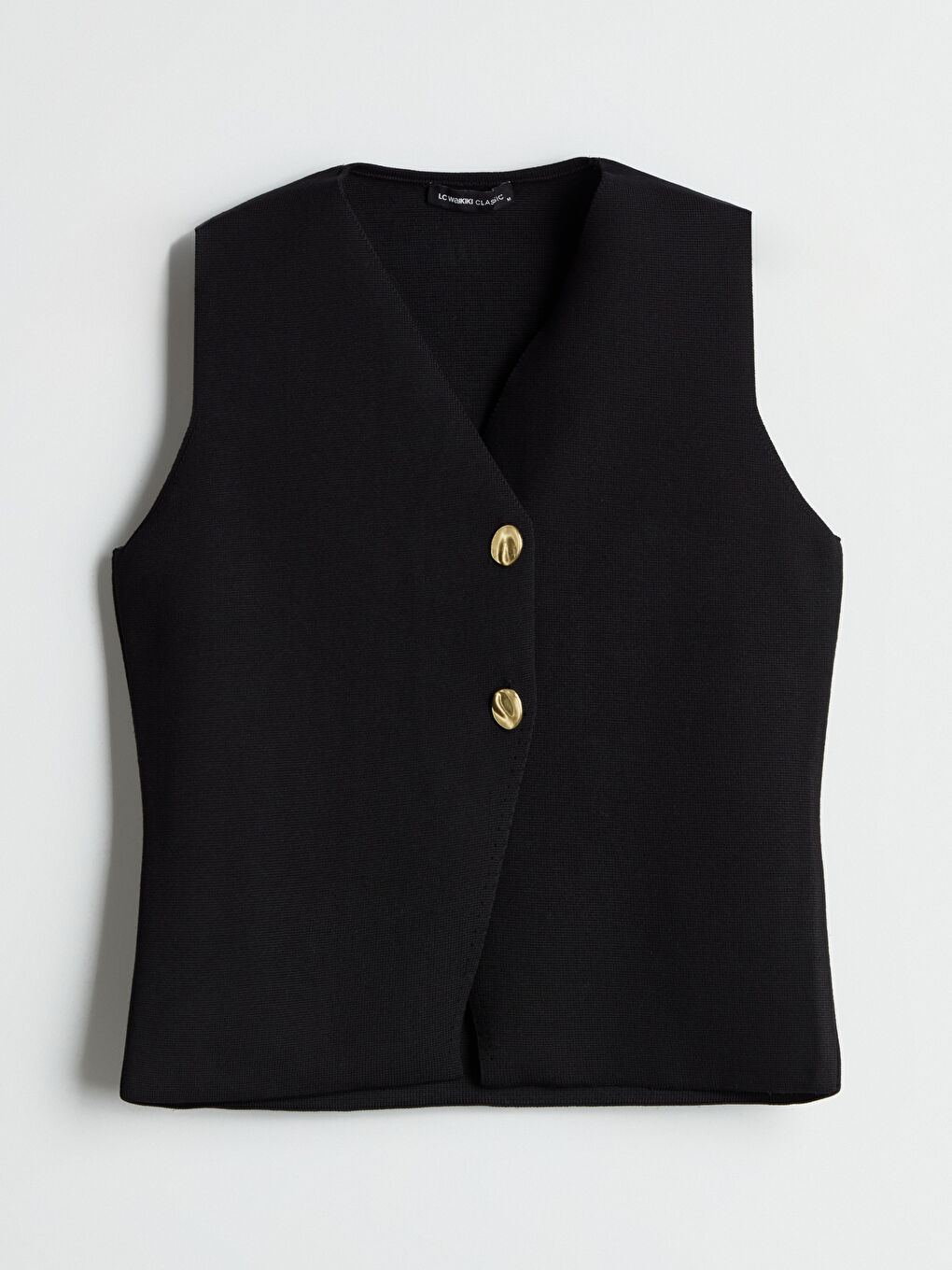 V Neck Regular Women's Tricot Vest -S5OU28Z8-CVL