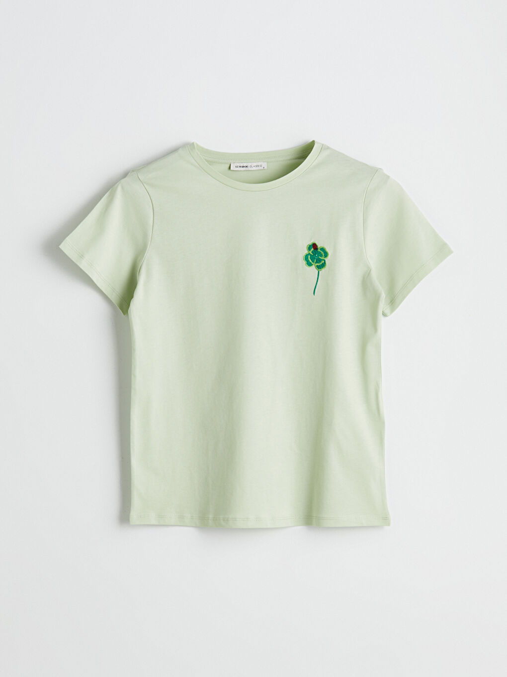 Crew Neck Embroidered Women's T-Shirt -S5OU32Z8-G2G