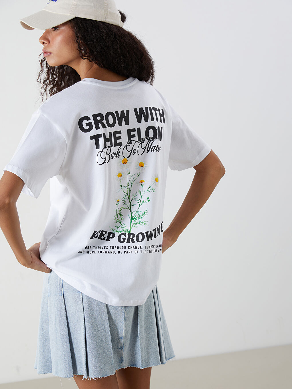 XSIDE Crew Neck Printed Women's T-Shirt -S5OU53Z8-Q6K