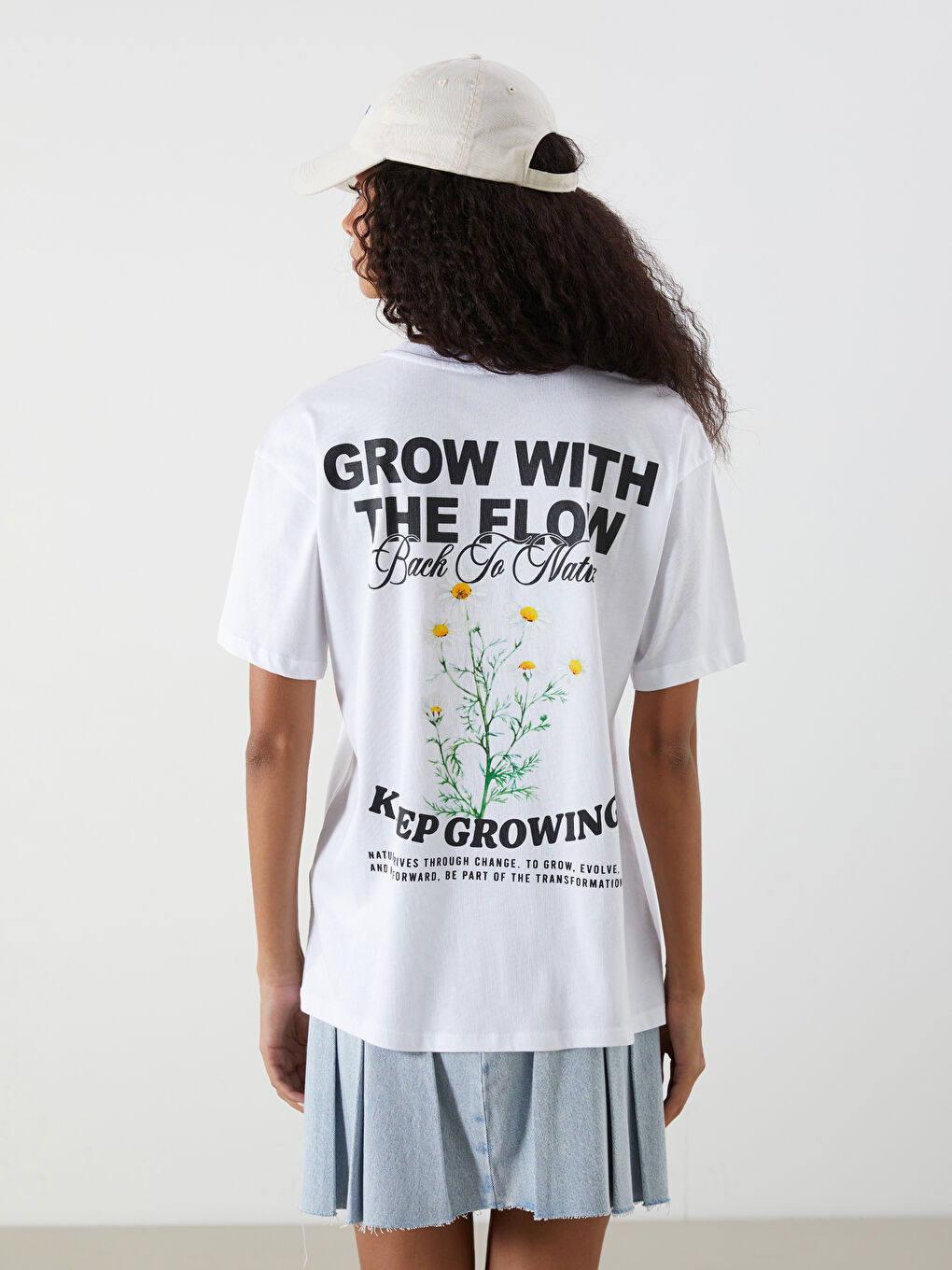 XSIDE Crew Neck Printed Women's T-Shirt -S5OU53Z8-Q6K