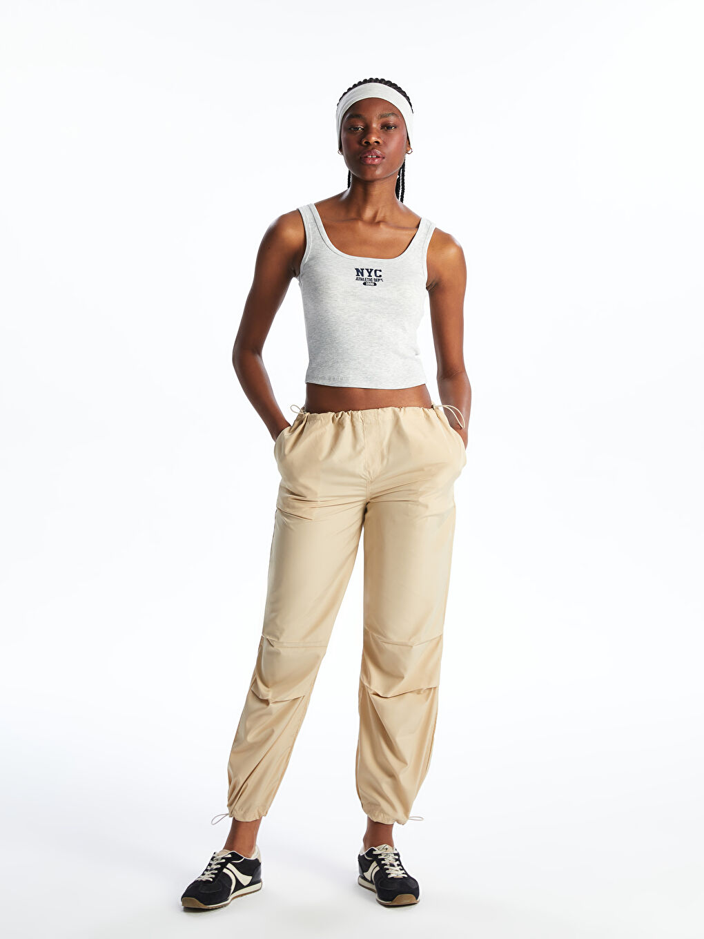 U Neck Embroidered Women's Tank Top -S5OU66Z8-LAL