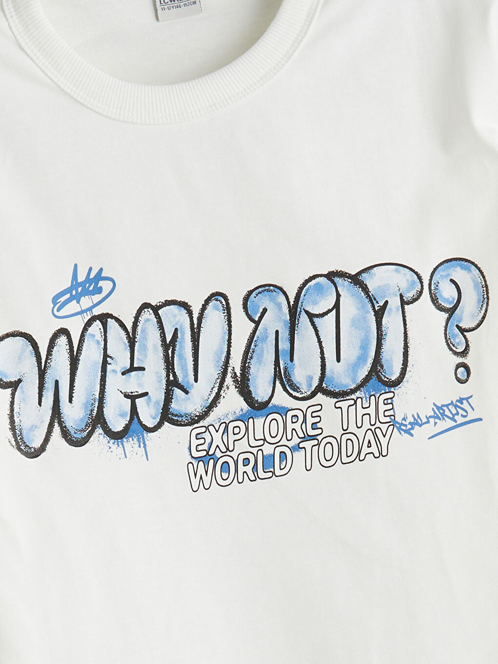 Ekru Bisiklet Yaka Erkek Çocuk Tişört ve Şort-2