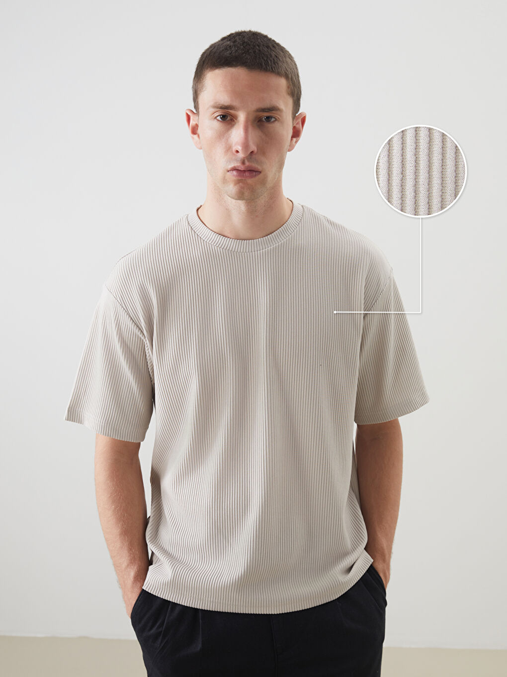 LCW Vision Crew Neck Men's T-Shirt -S5OV11Z8-VZD