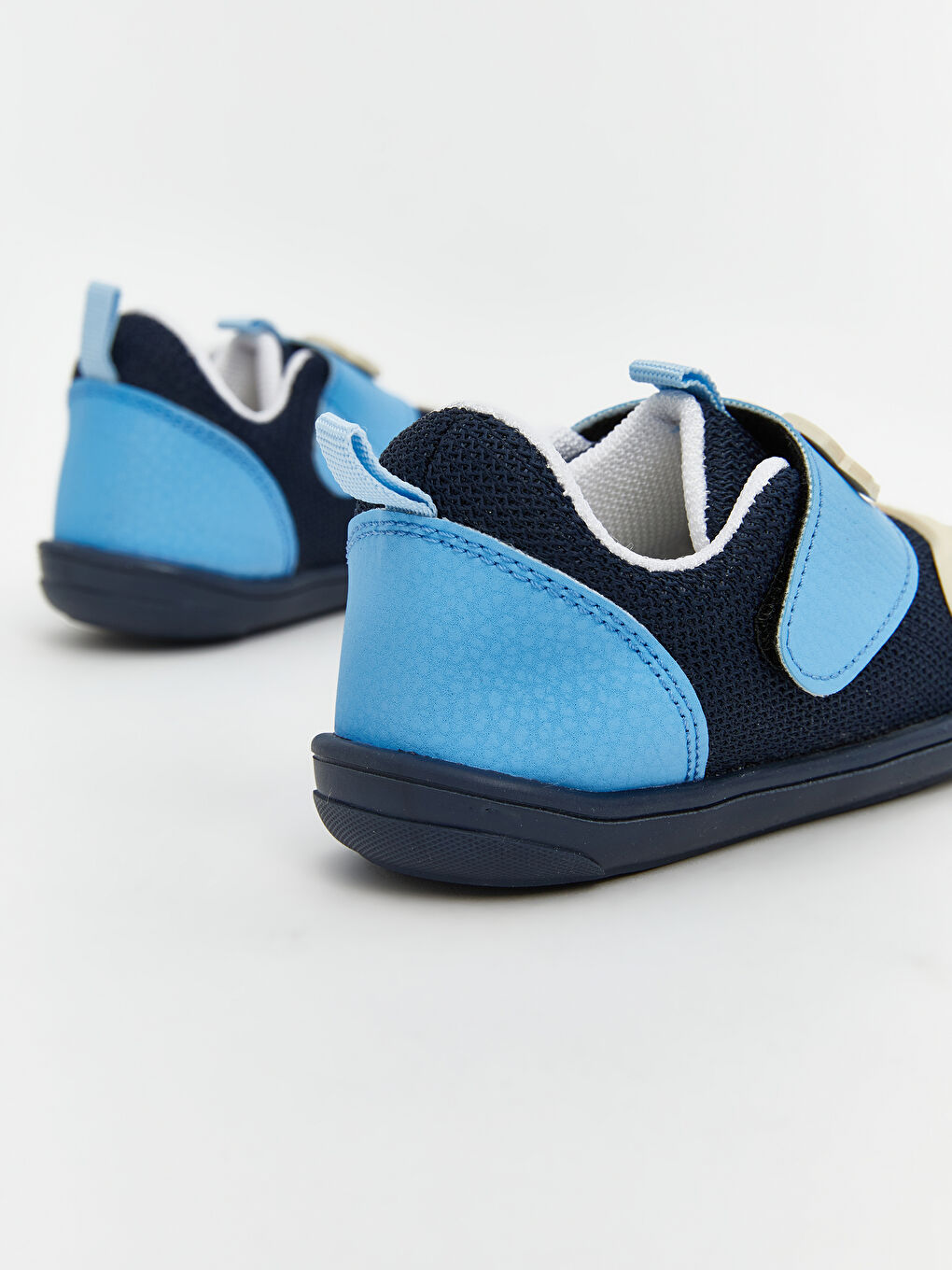 Lacivert Hayvan Figürlü Erkek Bebek İlk Adım Ayakkabısı-4