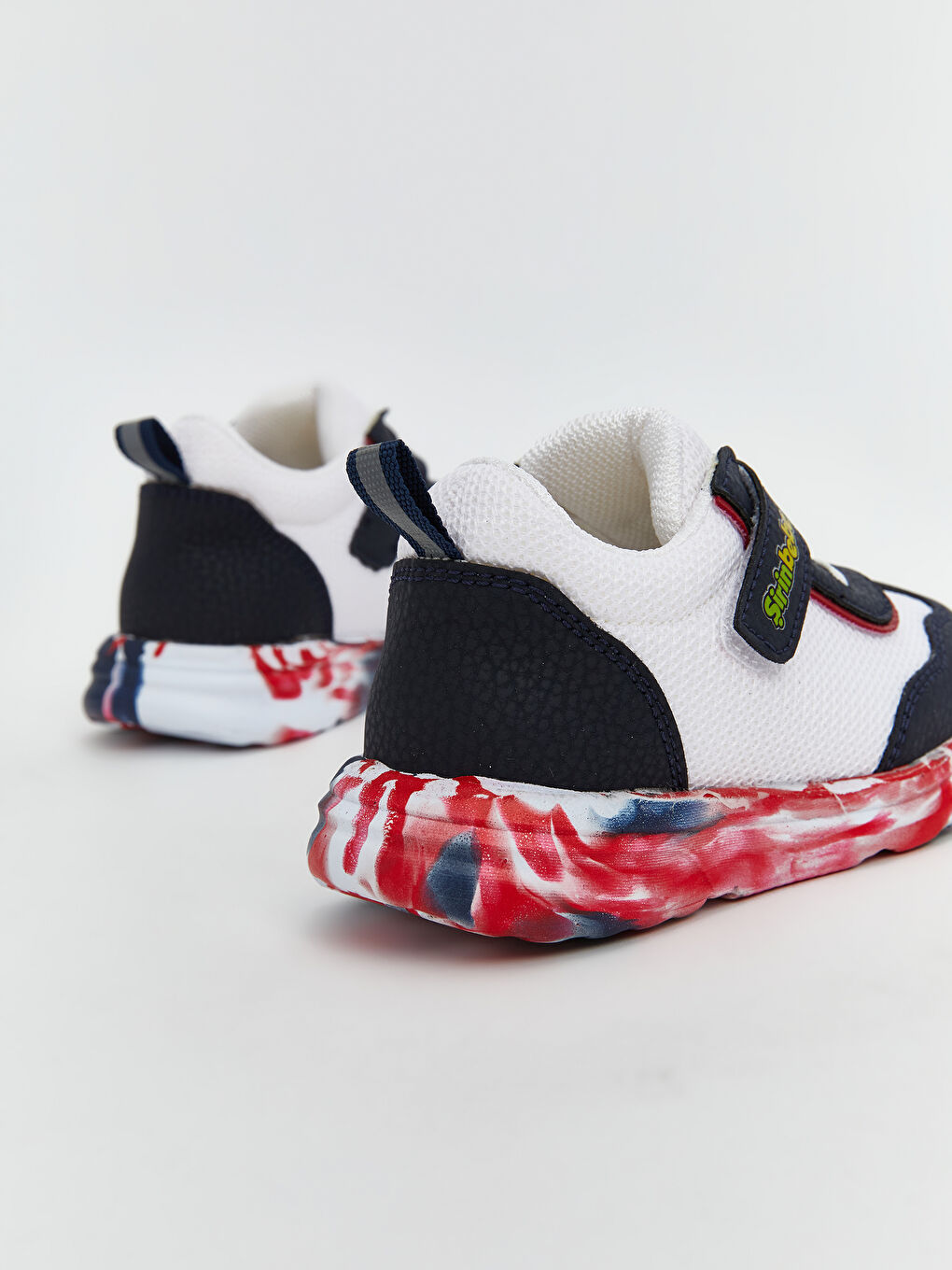 Beyaz Bağcık ve Cırt Cırtlı Erkek Bebek Spor Ayakkabı-4