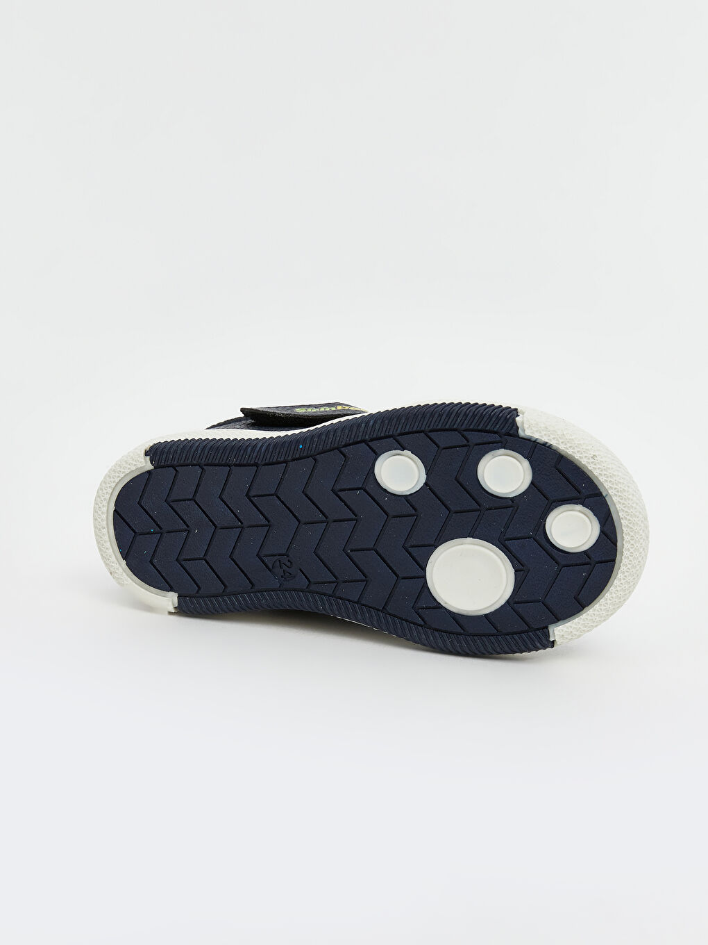 Lacivert Deri Görünümlü Cırt Cırtlı Erkek Bebek Spor Ayakkabı-3