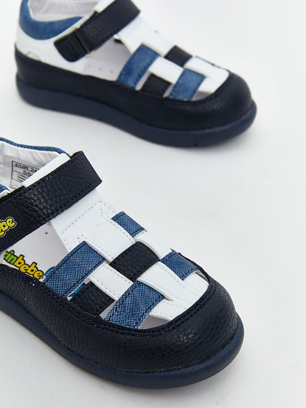 Şirinbebe Beyaz Ortopedik Taban Erkek Bebek Sandalet - 2