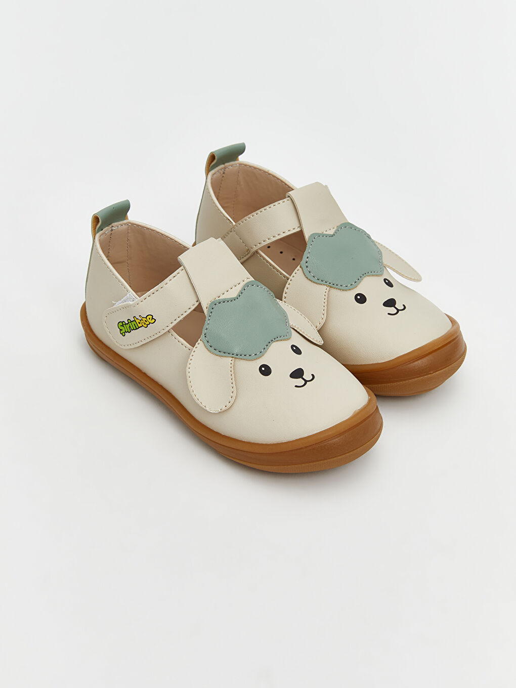 Bej Cırt Cırtlı Erkek Bebek İlk Adım Ayakkabısı