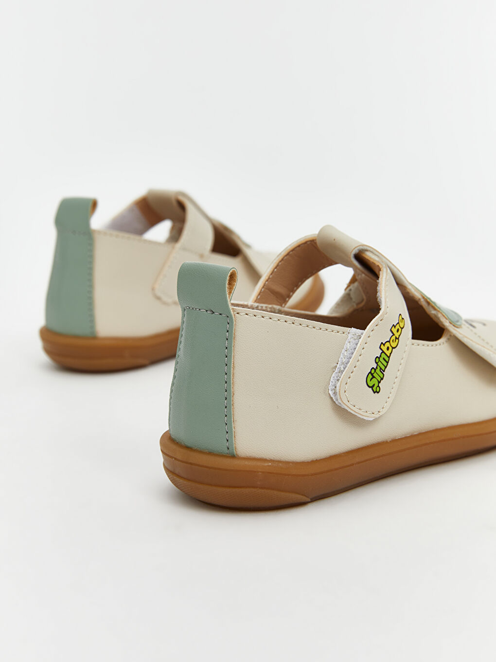 Bej Cırt Cırtlı Erkek Bebek İlk Adım Ayakkabısı-4