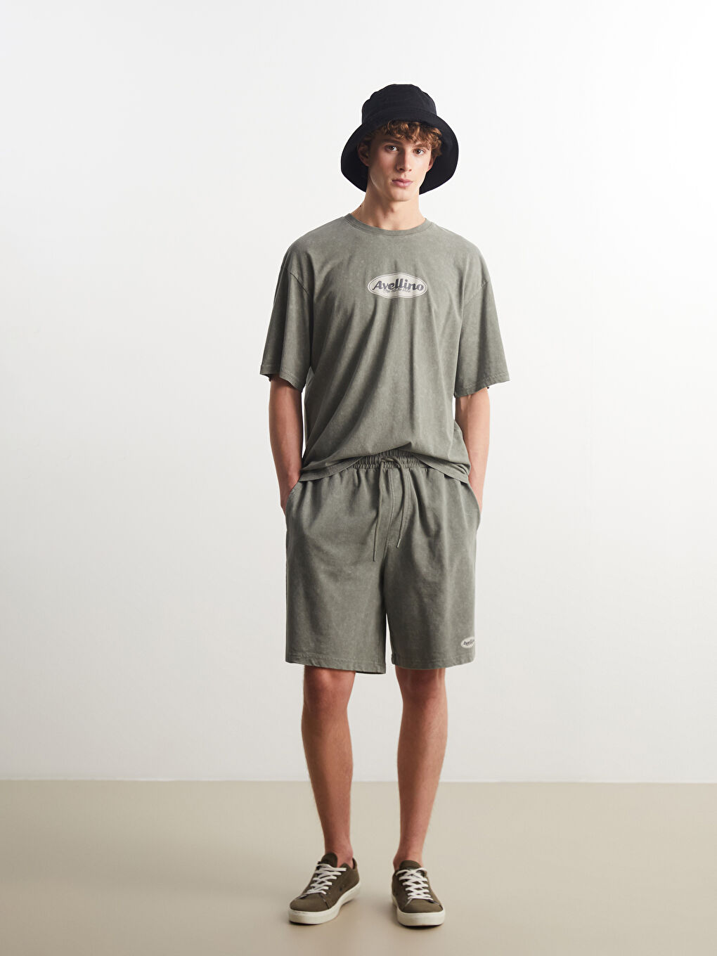 XSIDE Crew Neck Printed Jersey Men's T-Shirt -S5OV57Z8-YRC