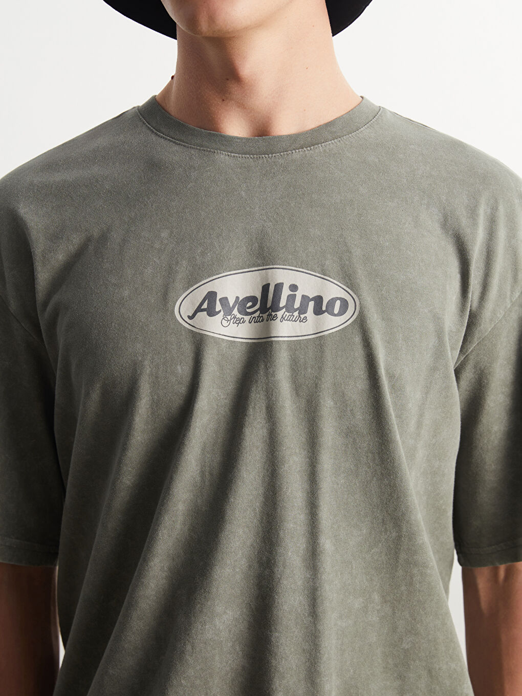 XSIDE Crew Neck Printed Jersey Men's T-Shirt -S5OV57Z8-YRC