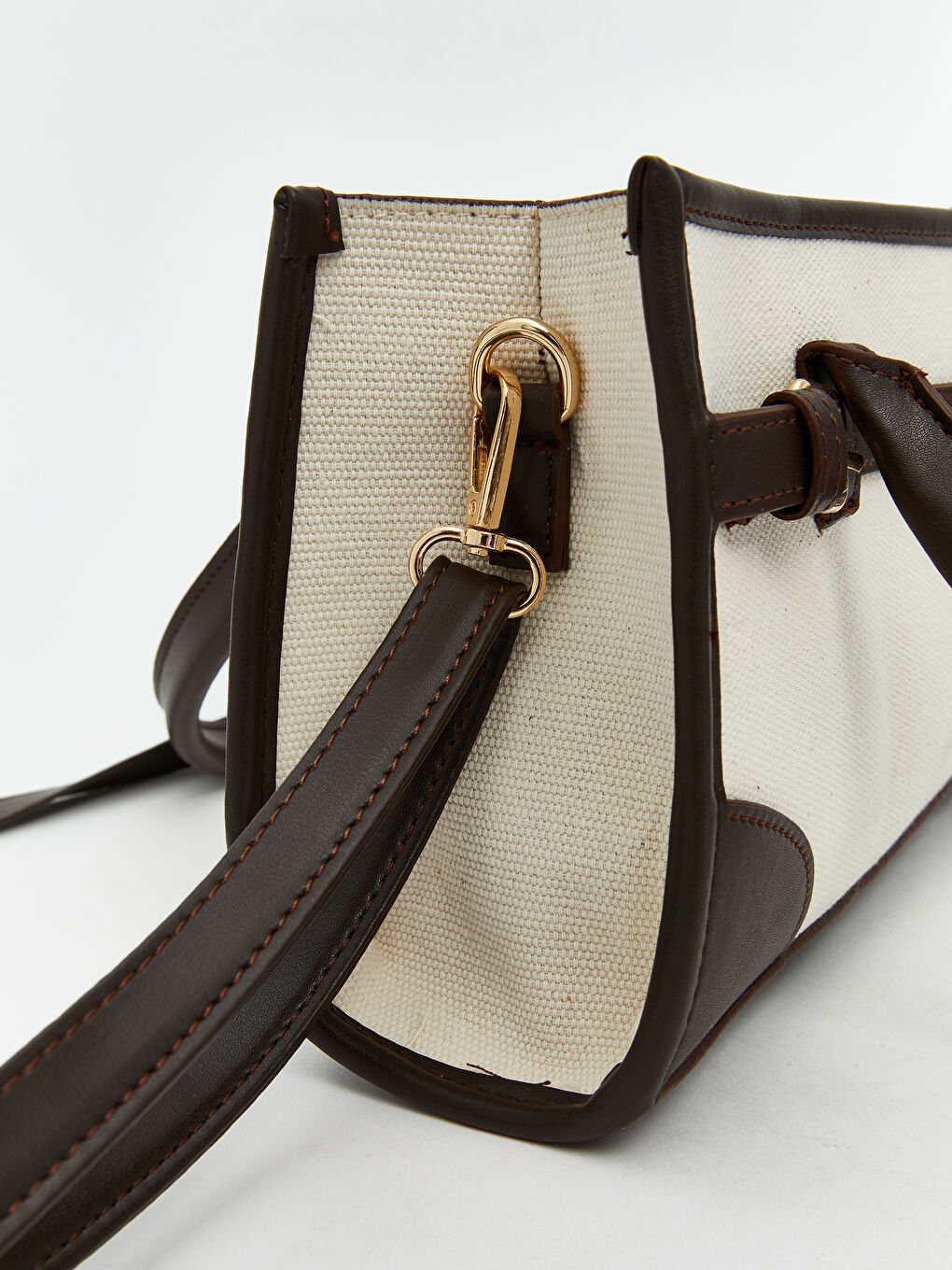 Bej Çıkarılabilir Askılı Kadın Omuz Çantası-2