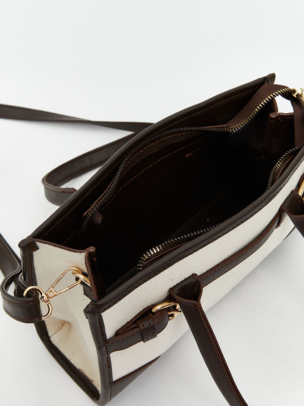 Bej Çıkarılabilir Askılı Kadın Omuz Çantası-3