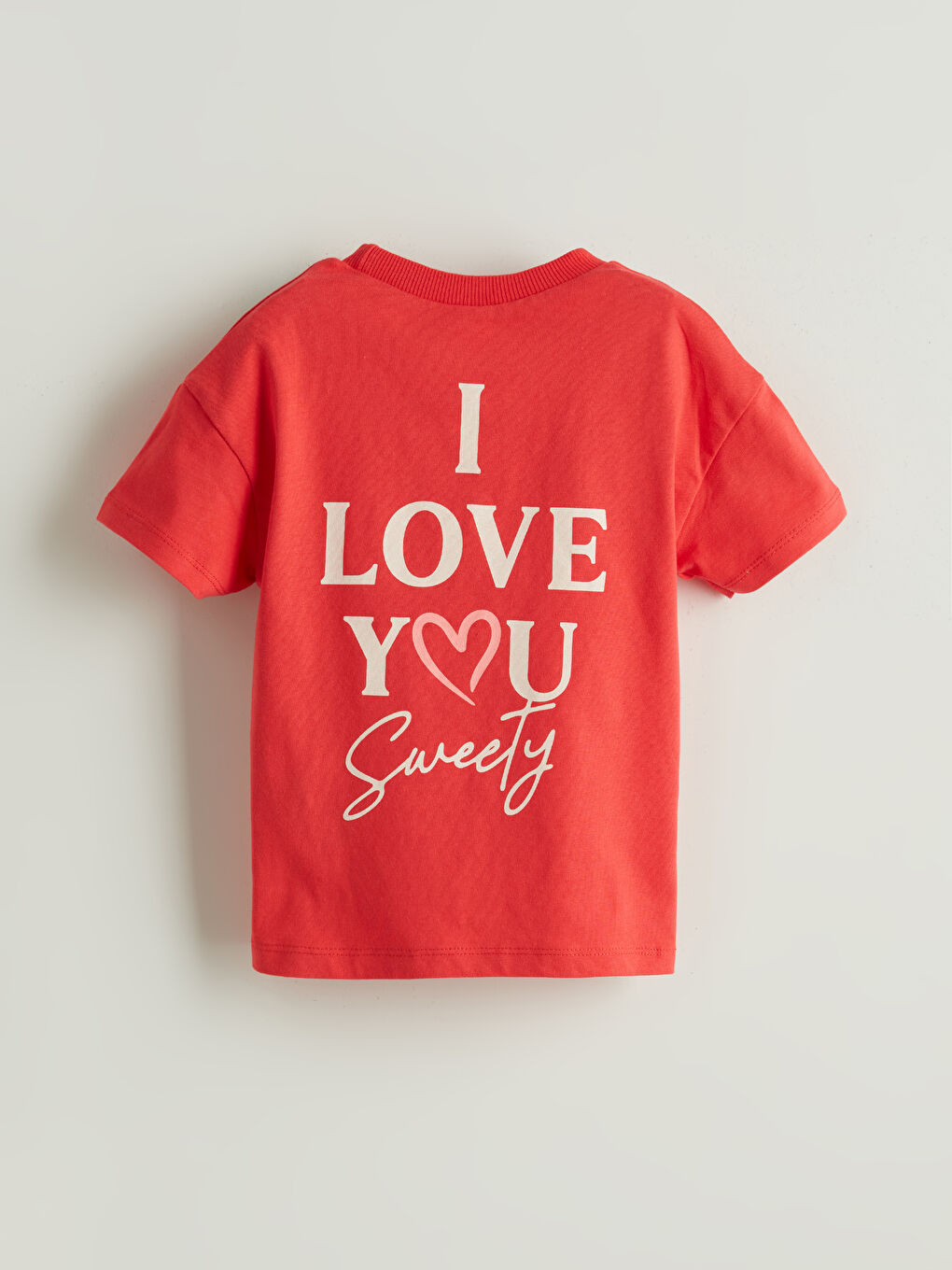 Crew Neck Printed Girl's T-Shirt -S5OY10Z1-H1B