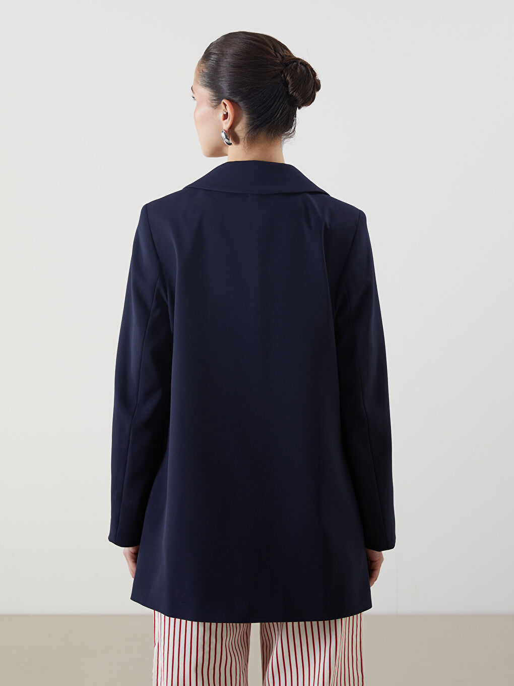 Woman NAVY Blazer Jacket -S5OY11Z8-CRP