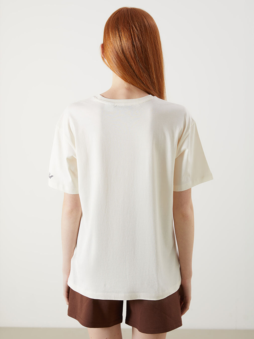 XSIDE Crew Neck Tinker Bell Printed Women's T-Shirt -S5OY19Z8-YMU