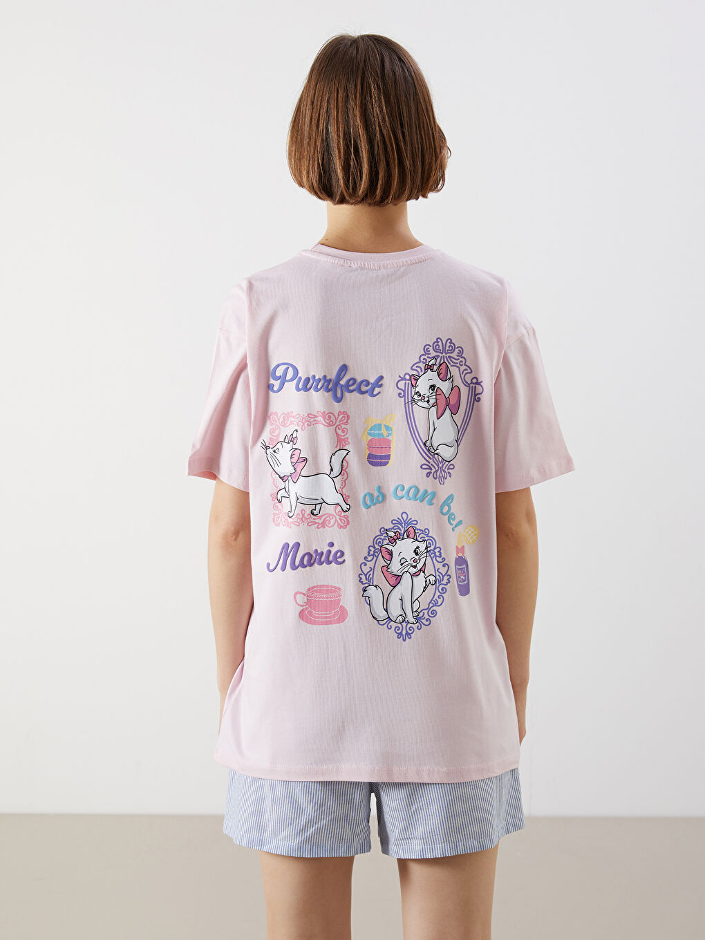 Crew Neck Marie Printed Women's T-Shirt -S5OY22Z8-QWM