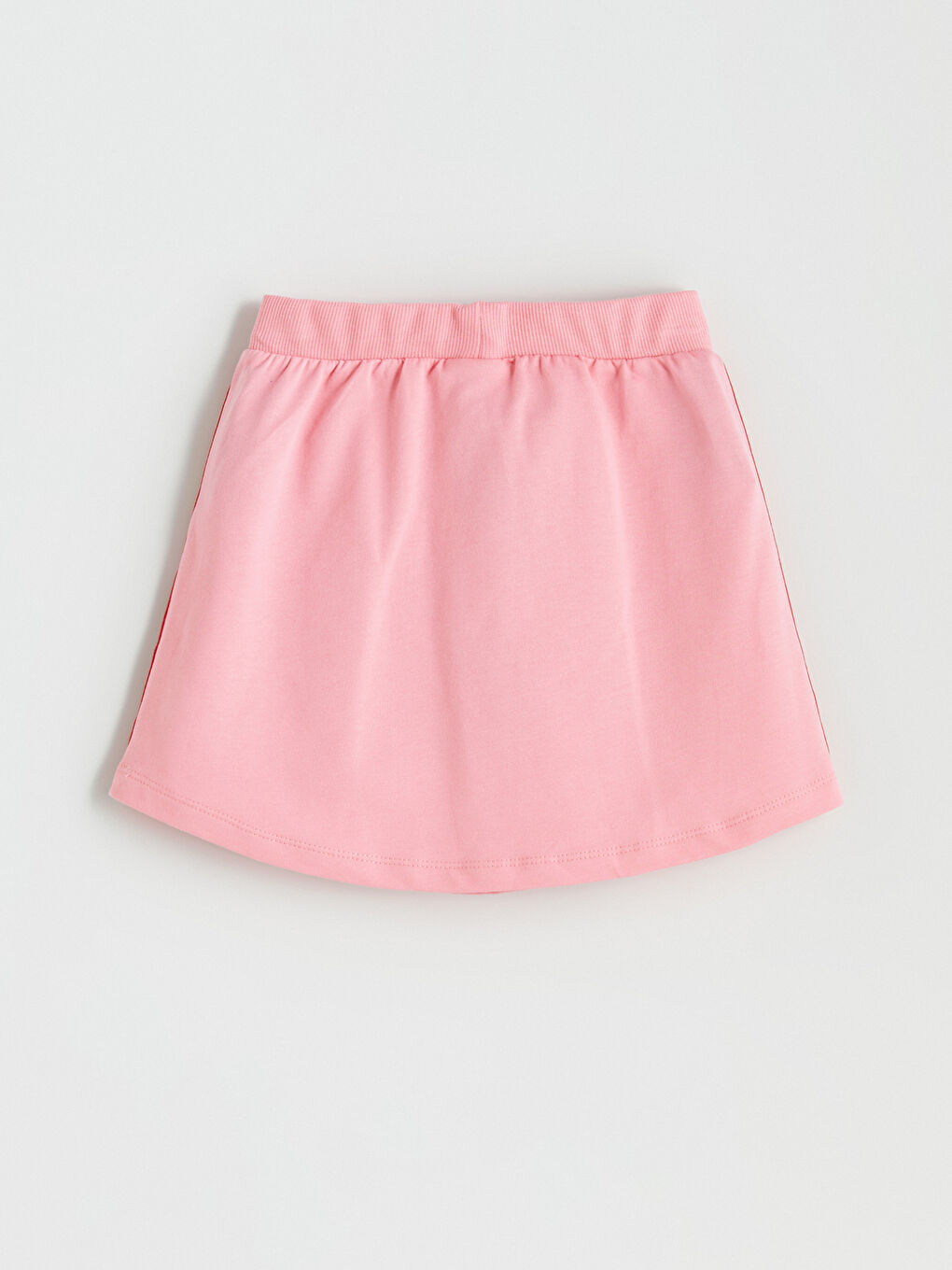 Pembe Beli Lastikli Kız Çocuk Etek-2