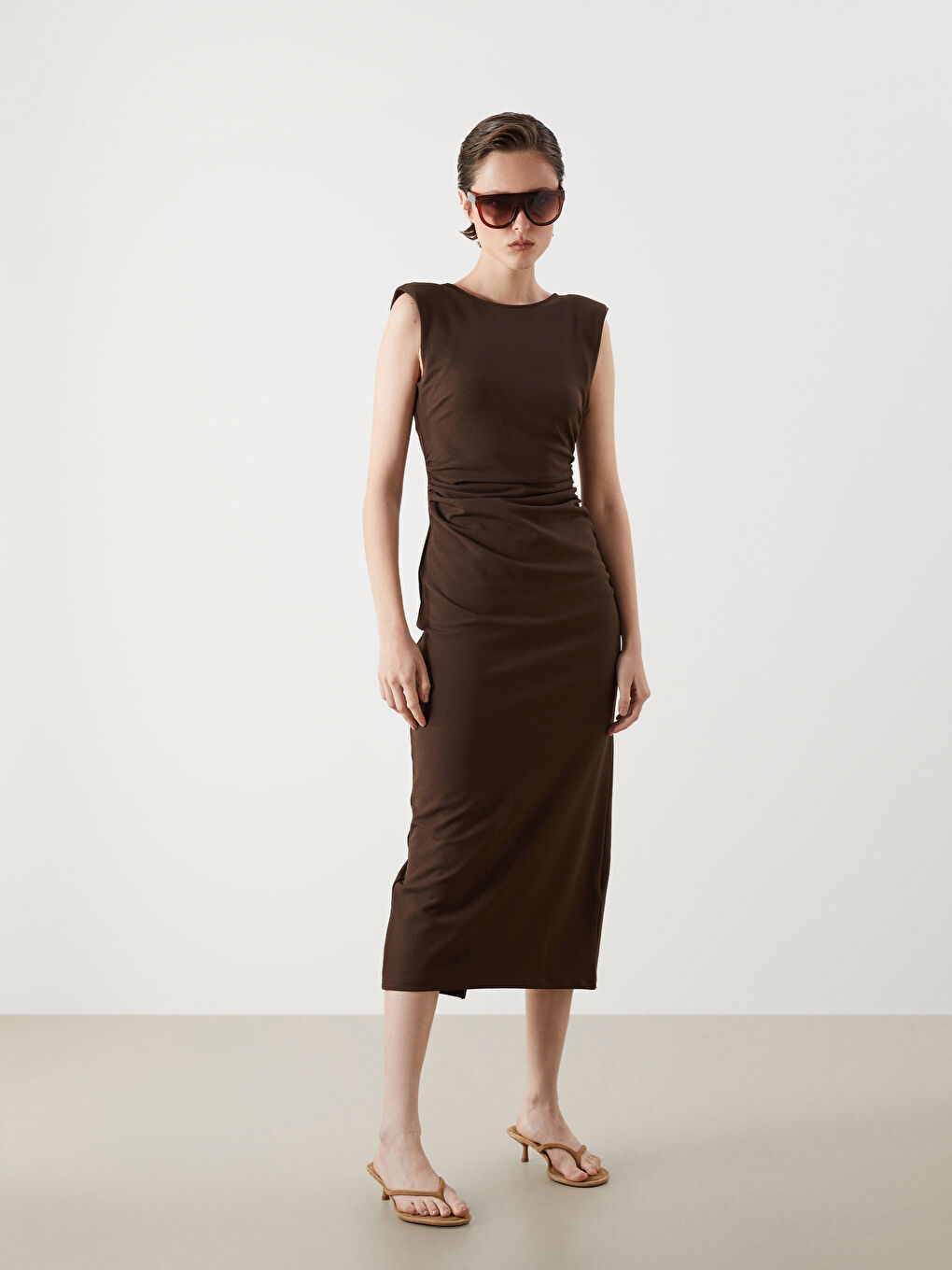 Woman BROWN Dress -S5OY58Z8-HDN