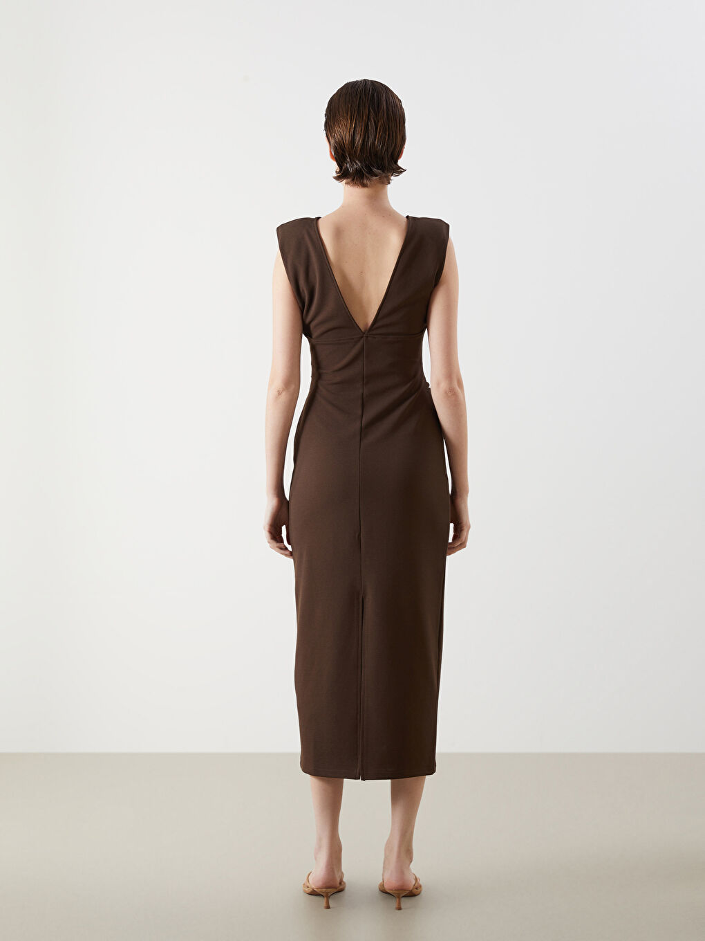 Woman BROWN Dress -S5OY58Z8-HDN