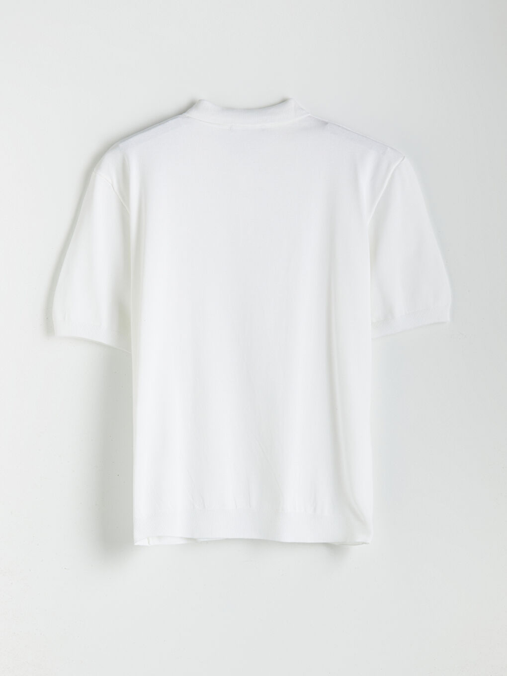 XSIDE Ekru Polo Yaka Kısa Kollu Erkek Triko Kazak - 5