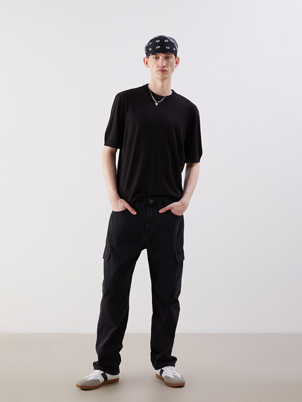 Crew Neck Short Sleeve Men's Knitwear Sweater -S5OY64Z8-CVL
