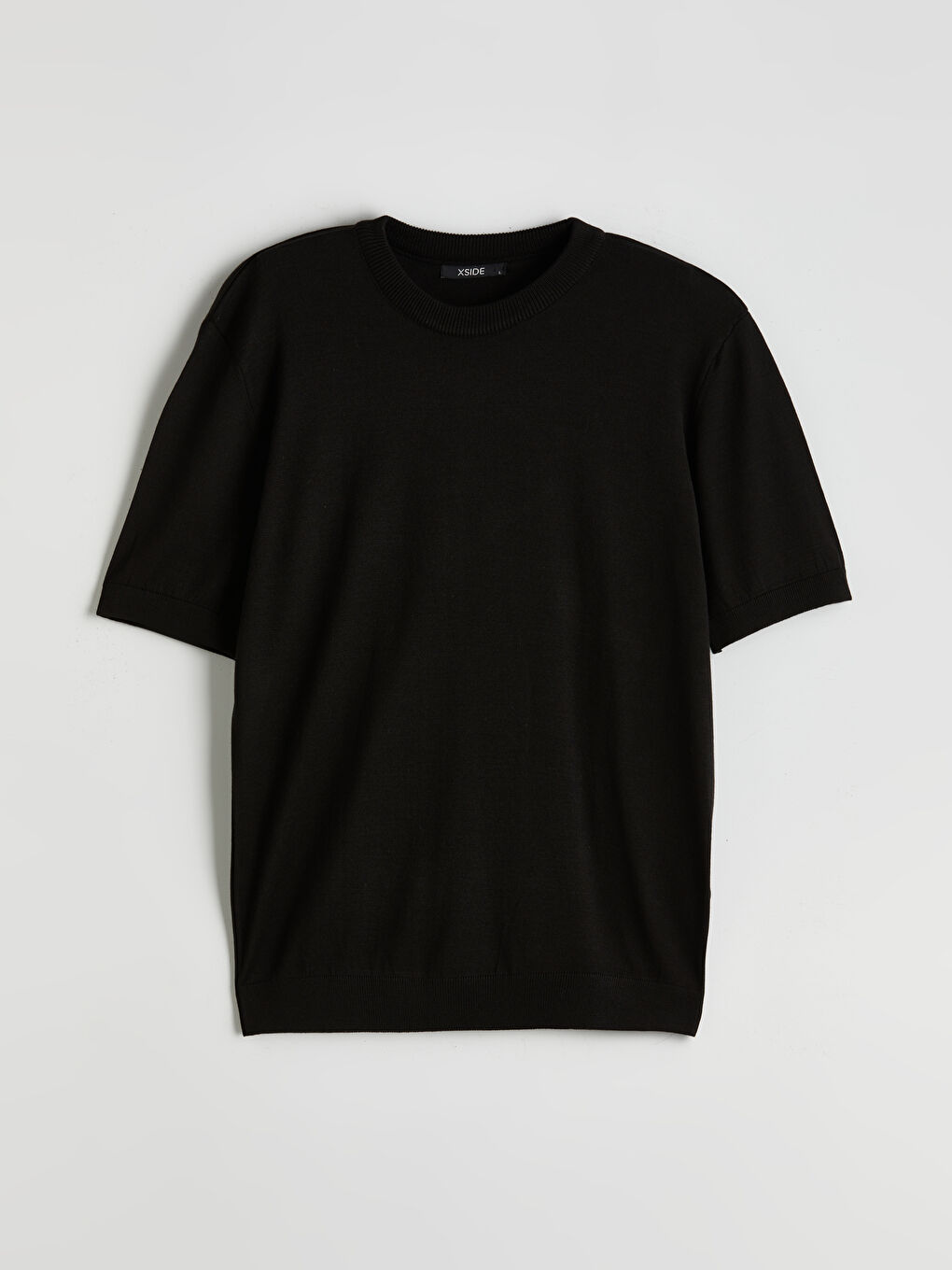 Crew Neck Short Sleeve Men's Knitwear Sweater -S5OY64Z8-CVL