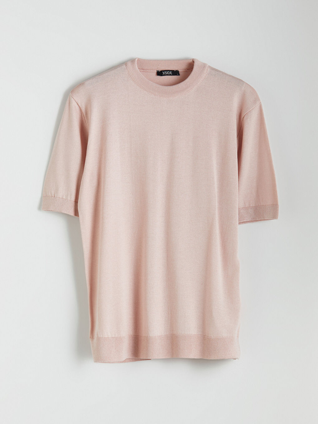 Crew Neck Short Sleeve Men's Knitwear Sweater -S5OY64Z8-ERU