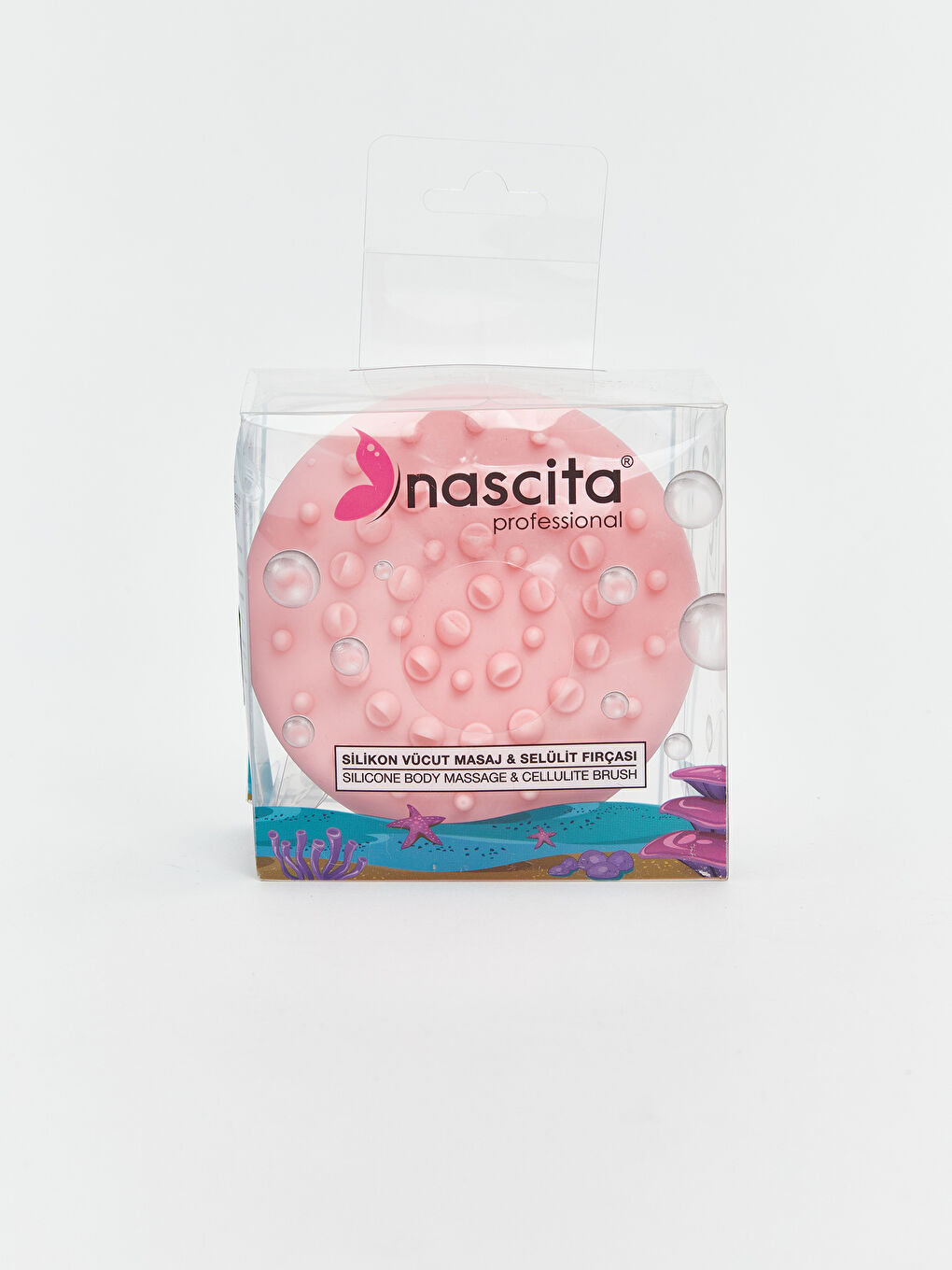 Silikon Vücut ve Selülit Fırçası