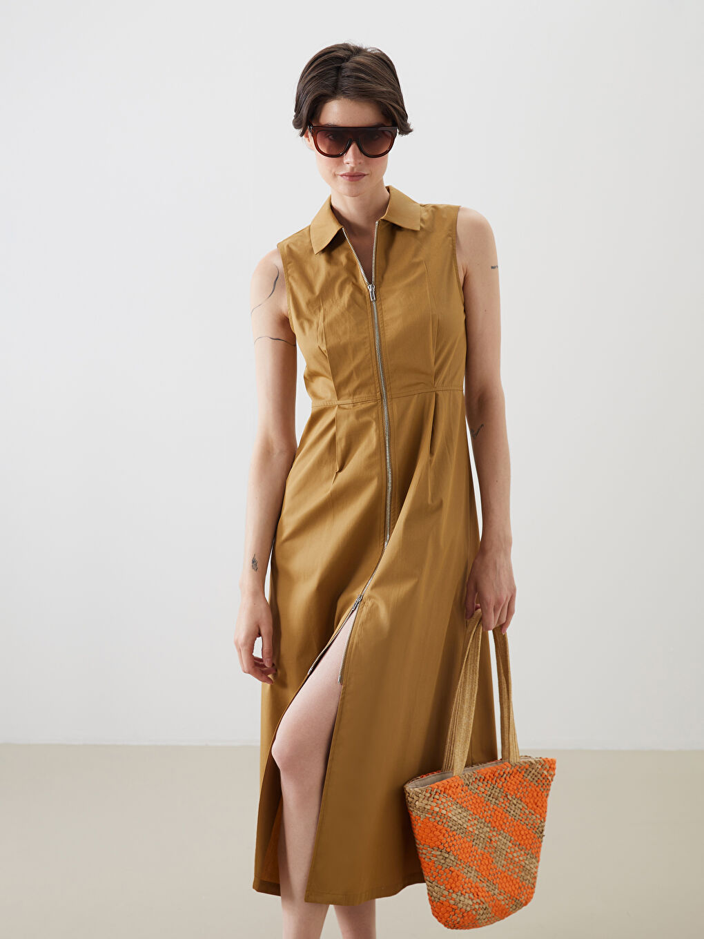 عەزیی پۆپلینی یاخە کراسی-1