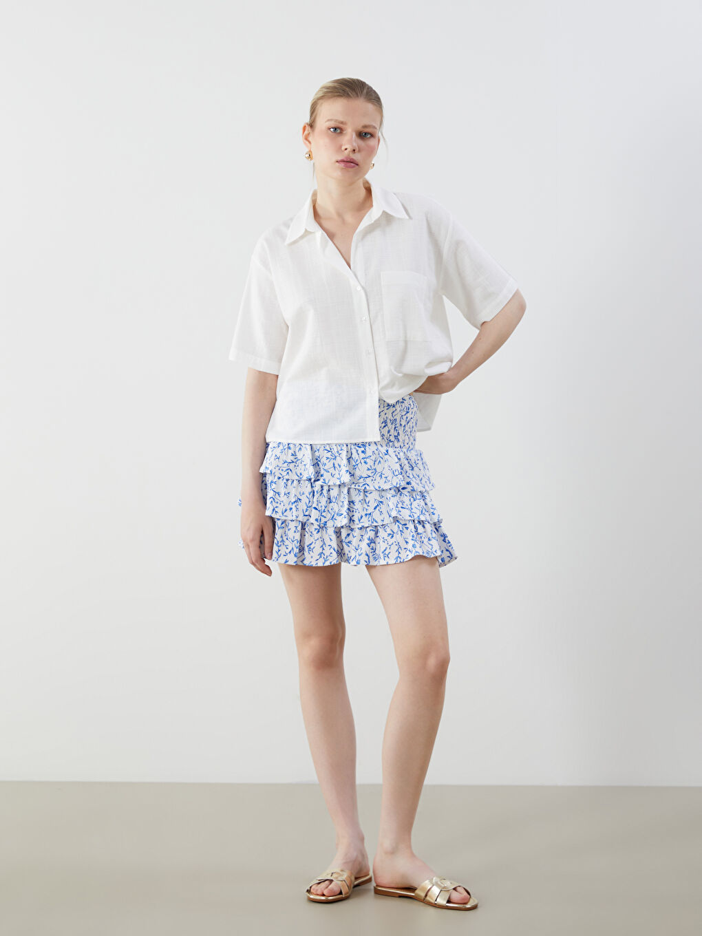 Woman BLUE Skirt -S5OY79Z8-LQQ