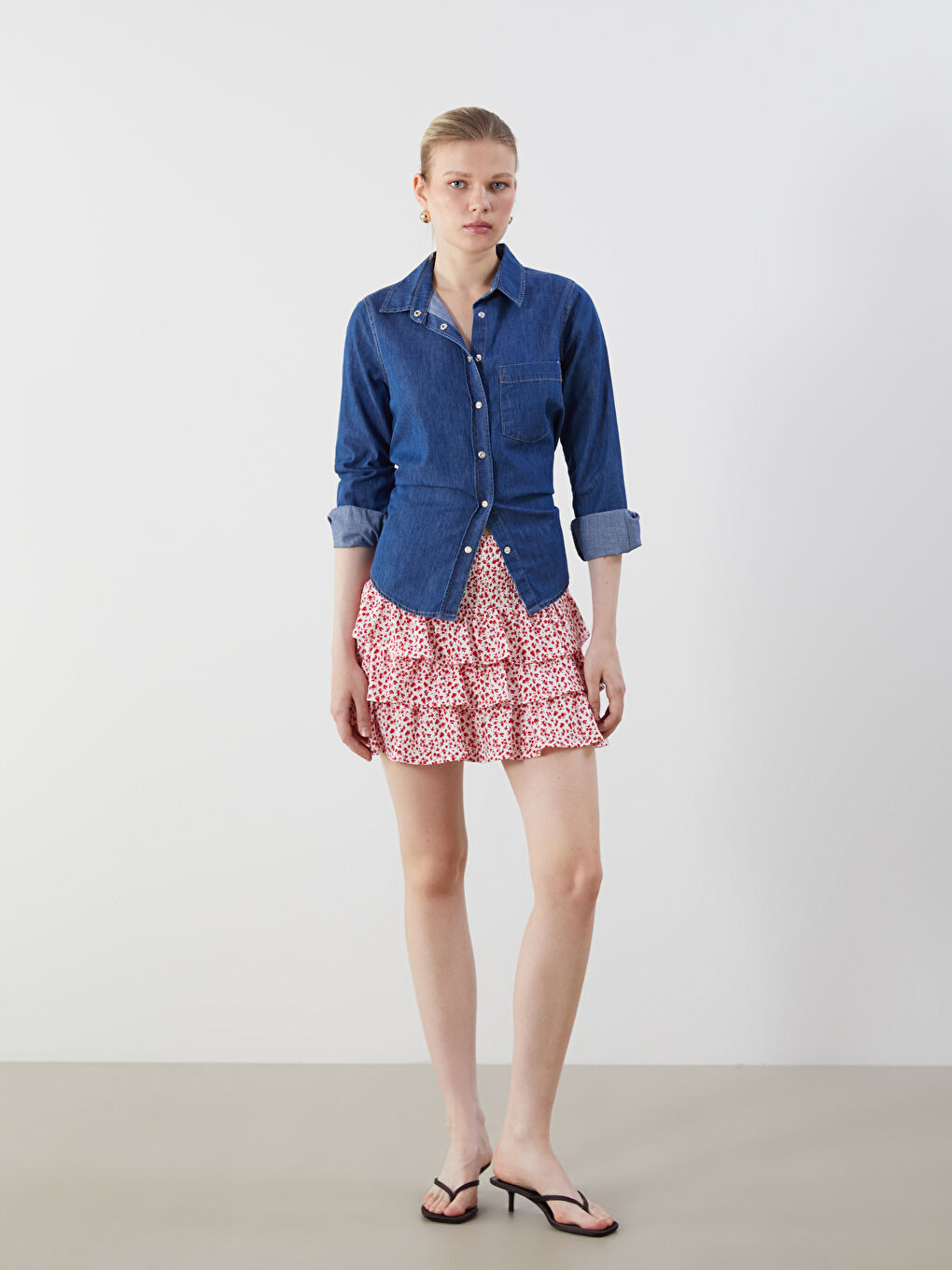 Woman RED Skirt -S5OY79Z8-LTQ