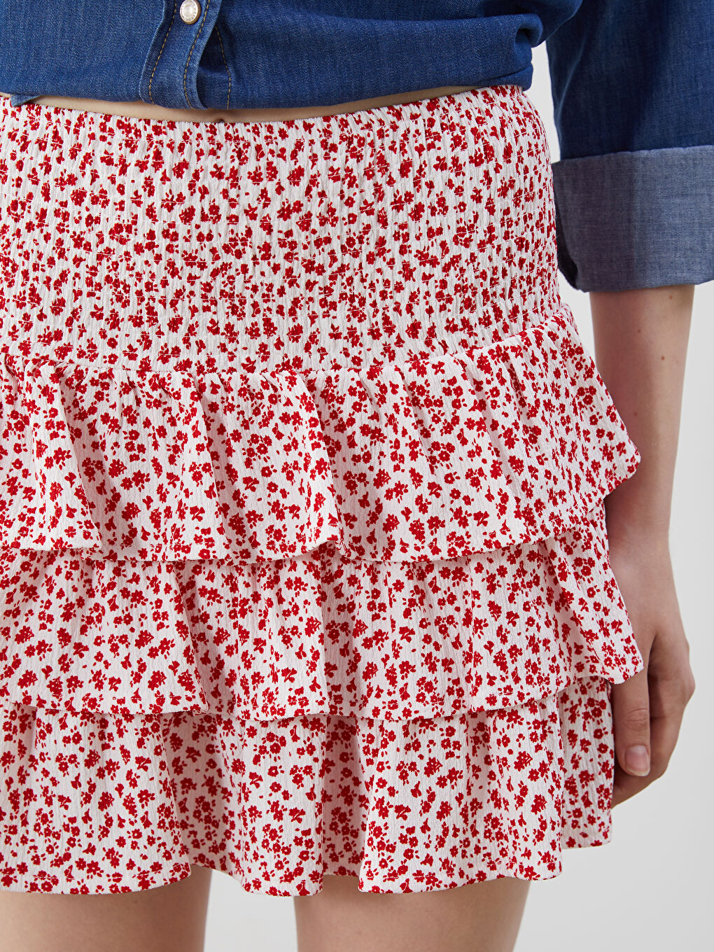 Woman RED Skirt -S5OY79Z8-LTQ