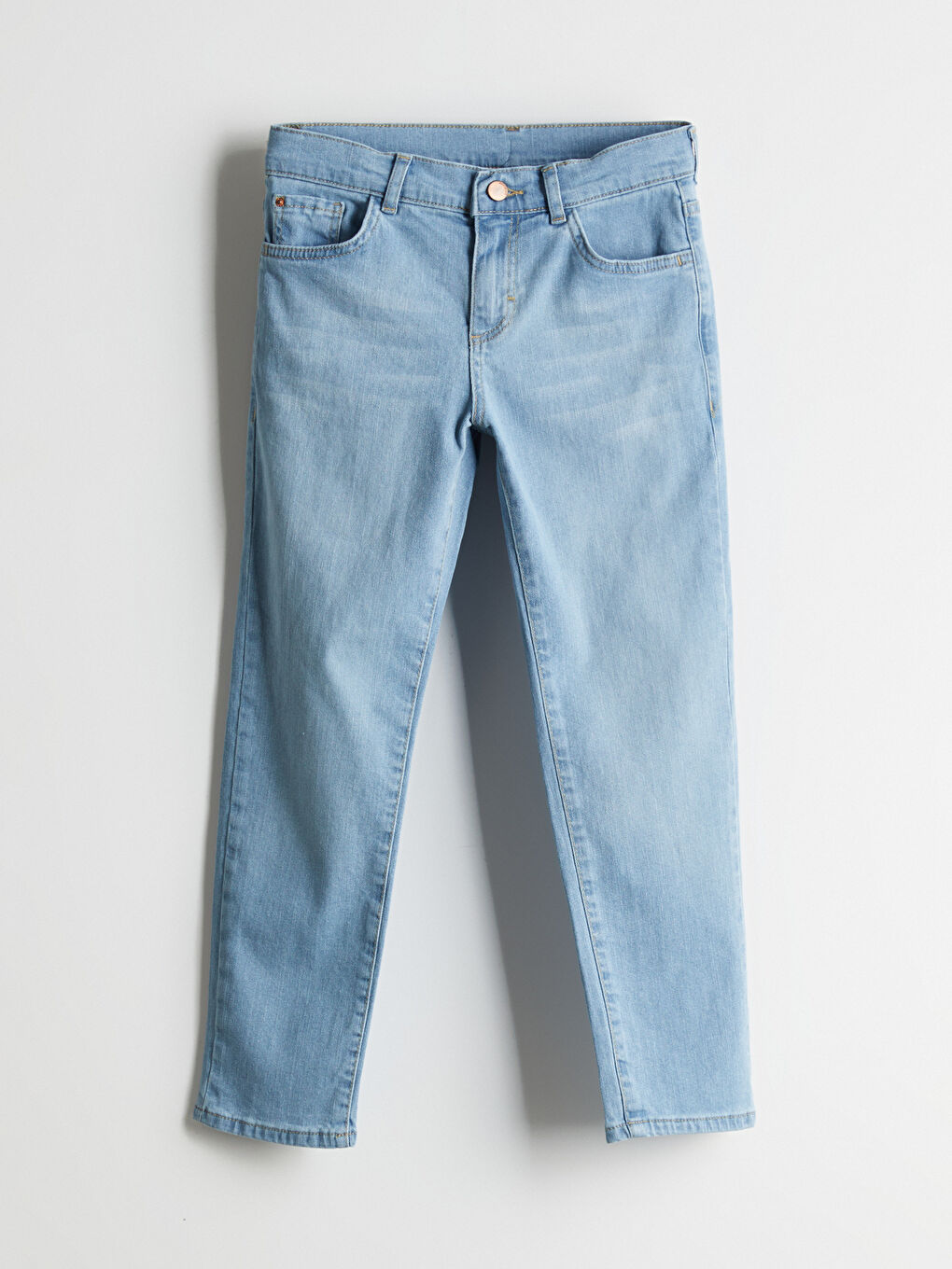 LCW Kids Beli Ayarlanabilir Lastikli Erkek Çocuk Jean Pantolon -S5OY96Z4-311